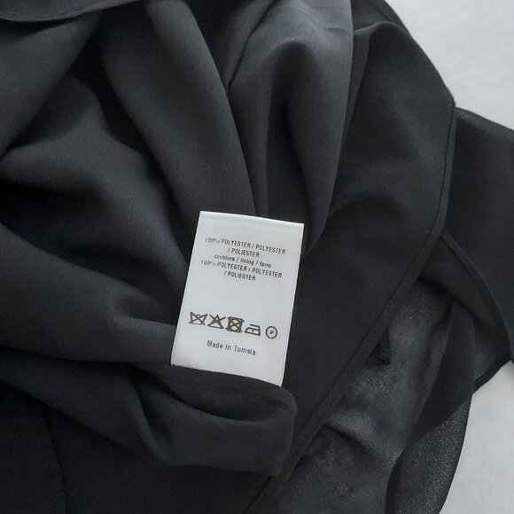 Sandro Paris Sleeveless V-Neck Mini Black Cocktail Dress - Picture 3 of 14